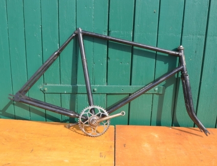 Fahrradrahmen Herrenausführung "Weltflieger" für 26 x 2,00 Vollballonbereifung, 