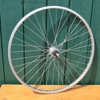 Laufrad hinten "Schürmann", 26 Zoll (559-19), Alu, Breite 24 mm, Einbaumaß 136 mm 