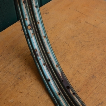 Felgensatz 26 x 1,75, 36-loch, grün metallic, Linierung weiß 