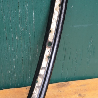 Felge 28 x 1,75, (622) für Drahtbereifung, 36-loch, geflammt/gold, 