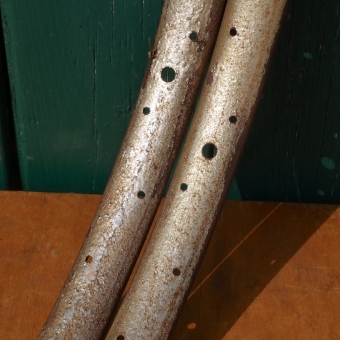 Wulstfelgensatz 26 x 1 ½, 36-loch, Breite 33 mm, schwarz, verchromt mit Patina 