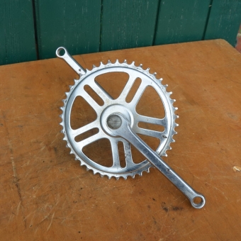 Tretlager Glockenausführung für 40x70 mm Tretlagergehäuse, 70er Jahre. 