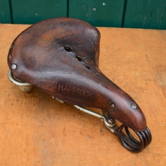 Sattel "Hammock" Herrensattel, 20er Jahre, mittelbraun 