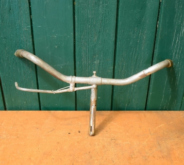 Lenker "Miele" 50er Jahre, silber überstrichen, 22 mm, Breite 580 mm 