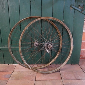 Laufradsatz 26 x 2,00, starke Patina, Westwood-Felgen, Felgenbreite 39 mm, 