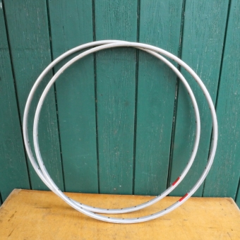 Schlauchreifenfelgensatz "Mavic Monthlerey pro", Alu, geöst, Breite 20 mm, 36-loch, gebraucht, 70er Jahre 