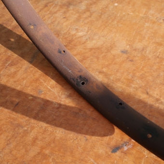 Wulstfelge 28 x 1,5 Breite 33 mm, Aussendurchmesser 650 mm,  36-loch, stärkere Patina, siehe Bilder 
