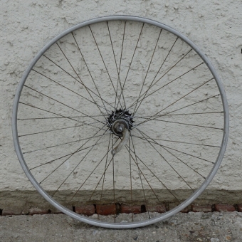 Hinterrad, 28 " (622-24), Alu "SCHÜRMANN", 28mm breit, Nabe F+S (B) , gebraucht 