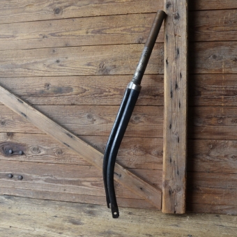Gabel für 25 mm Lenker orig. 30er Jahre NOS, Schaftlänge 240 mm, Weite oben 48 mm, Zustand siehe Bilder 