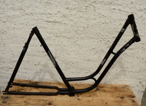 Fahrradrahmen "Rixe" Damenausführung, 60er Jahre 