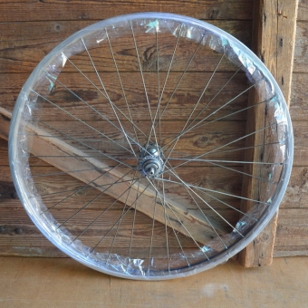 Laufrad Mayweg 26 x 1,75 vorne, mit Dürkopp-Nabe, Linierung blau-gold, NOS 