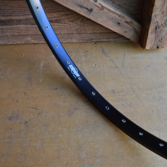 Felge 26 Zoll (24-559) für Drahtbereifung, "Schürmann", Alu, schwarz eloxiert 