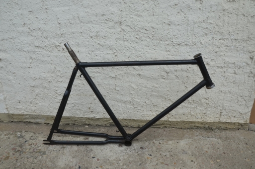 Fahrradrahmen "Unbekannt" Herrenausf. 26 x 2,00 Ballon, Stahl, RH=55 cm, 30er Jahre.  