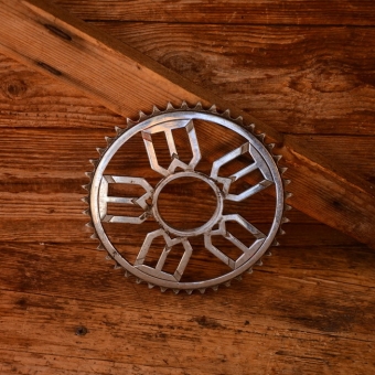 Kettenblatt "Torpedo" mit Weilwerke Torpedo Logo, 30er bis 50er Jahre, Schraubgewinde ca 53,5 mm 