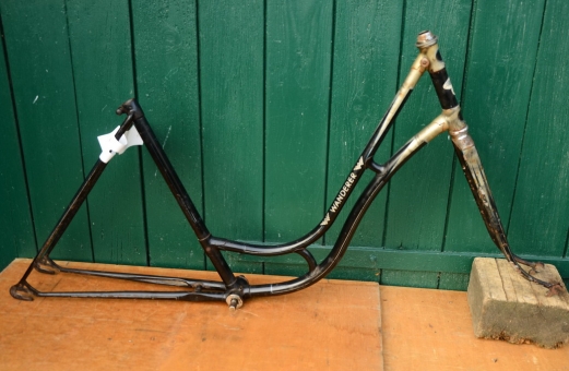 Fahrradrahmen "Wanderer" Sportmodell der 30er Jahre, guter Originallack 