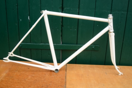 Bahnrahmen mit Nervex-Muffen, Rahmenhöhe 51 cm, 50er Jahre. 