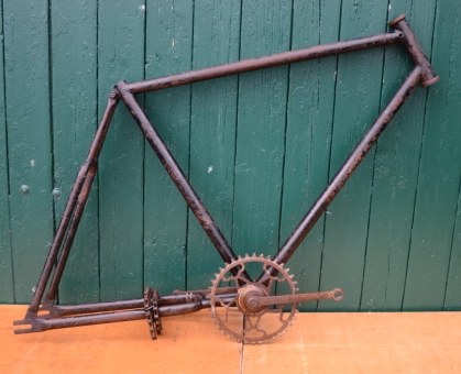 Herrenradrahmen "Stricker", 26 Zoll, 20er Jahre, Rahmennummer 80XXX, Rahmenhöhe 55 cm,  