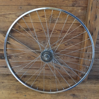 Hinterrad 26 x 1,75 (ETRTO 22-559), Felge Beretta, Nirosta-Speichen, Torpedo 2-Gang Duomatic Nabe, gebr. 