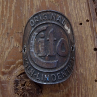 Steuerkopfschild CITO, Köln, 30-50er Jahre, Originalschild aus Sammlungsbestand 