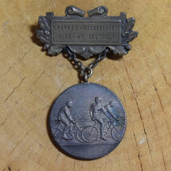 Radfahrerorden, GRUPPEN-WANDERFAHRT WIEN -WR. NEUSTAFT, orig. Jahrgang 1912 