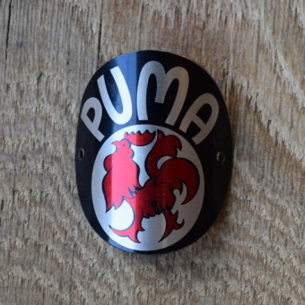Steuerkopfschild Puma, 50er Jahre, Originalschild aus Sammlungsbestand 