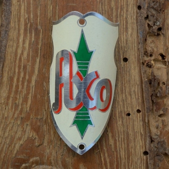 Steuerkopfschild  AXO, 30-50er Jahre, Originalschild aus Sammlungsbestand 