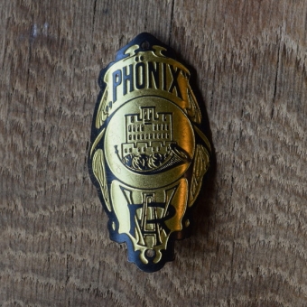 Steuerkopfschild Phönix, 50er Jahre, Originalschild aus Sammlungsbestand 