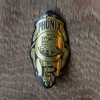 Steuerkopfschild Phönix, 50er Jahre, Originalschild aus Sammlungsbestand 