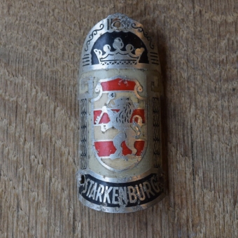 Steuerkopfschild Starkenburg Bauer-Werk, 30er Jahre, Originalschild aus Sammlungsbestand 