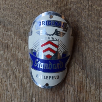 Steuerkopfschild Standard, 50er Jahre, Originalschild aus Sammlungsbestand 