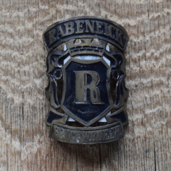 Steuerkopfschild Rabeneick, 50er Jahre, Originalschild aus Sammlungsbestand 