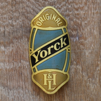 Steuerkopfschild Yorck, 20-30er Jahre, Originalschild aus Sammlungsbestand 