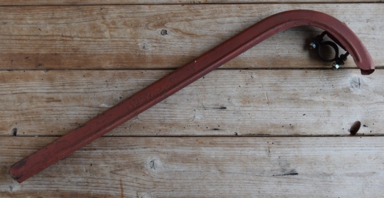 Kettenschutz "HASSIA", Länge c.a. 54 cm, orig. 30er J., unrestaurierter Zustand gem. Bildern 