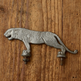 Schutzblechfigur PANTHER, Alu Druckguss, orig. Altbestand 30er Jahre, Zustand siehe Bild 