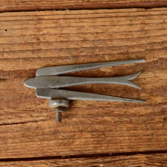 Universale Schutzblechfigur VOGEL - passend für jedes Rad, Alu Druckguss, orig. Altbestand 50er Jahre, Zustand siehe Bild 