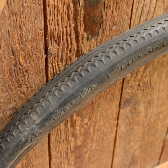 Reifen Fahrrad, PETER, 28 x 1 3/8 x 1 5/8 (700 x 35C), 50er J., schwarz, gebraucht gem. Bildern  