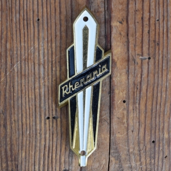 Steuerkopfschild RHENANIA, 50er Jahre, Originalschild aus Sammlungsbestand 