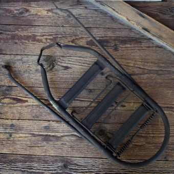 Gepäckträger, 47 x 21cm, orig. 30er Jahre, unrestaurierter Originalzustand, passend für 26/28er Fahrräder 