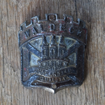 Steuerkopfschild WALDECK, 50er Jahre, Originalschild aus Sammlungsbestand 