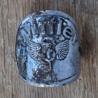 Steuerkopfschild WITTLER, 30er Jahre, Originalschild aus Sammlungsbestand 