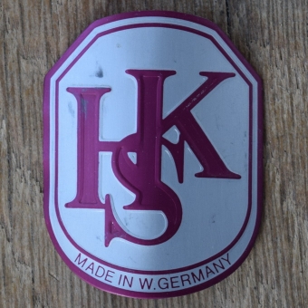 Steuerkopfschild KETTLER, 70er Jahre, Originalschild aus Sammlungsbestand 