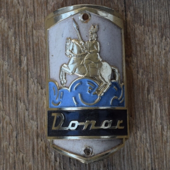 Steuerkopfschild DONAR, 50er Jahre, Originalschild aus Sammlungsbestand 