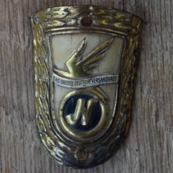 Steuerkopfschild NECKERMANN, 50er Jahre, Originalschild aus Sammlungsbestand 