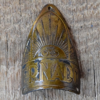 Steuerkopfschild ERNADO, 30er Jahre, Originalschild aus Sammlungsbestand 