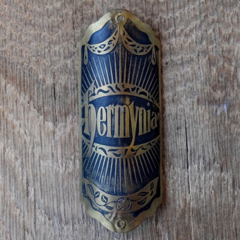 Steuerkopfschild HERMYNIA, 20er Jahre, Originalschild aus Sammlungsbestand 