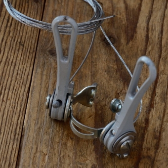 Schalthebel Satz "SIMPLEX", 5-6-fach, Standardmodell 70/80er Jahre,  NOS, incl. Zügen 