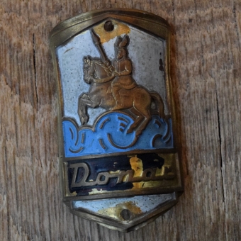 Steuerkopfschild DONAR, 50er Jahre, Originalschild aus Sammlungsbestand 