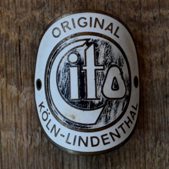 Steuerkopfschild CITO, 30er Jahre, Originalschild aus Sammlungsbestand 