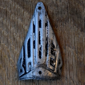 Steuerkopfschild BAUER, 40er Jahre, Originalschild aus Sammlungsbestand 