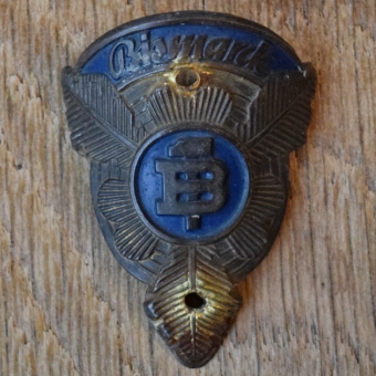 Steuerkopfschild BISMARCK, 50er Jahre, Originalschild aus Sammlungsbestand 